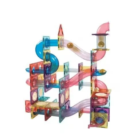 Magnetic Building Blocks Marble Run Set – Colorful Educational Toy for Kids - image 1