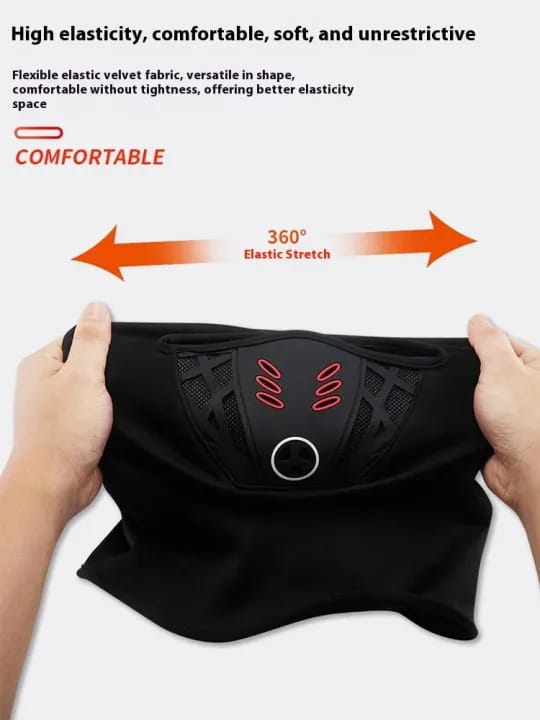 Winter Thermal Windproof Face Mask Balaclava with Air Filter Valve – Cycling Bike Ski Full Face Mask Warm & Breathable Hood - image 4