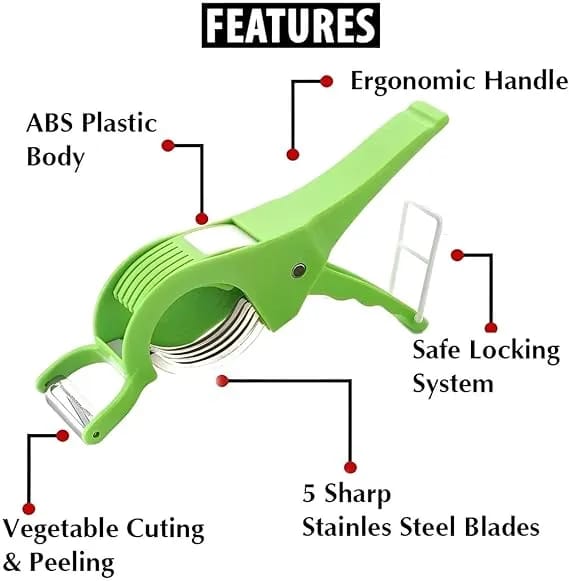 Multi Cutter With Peeler For Vegetable And Fruits - image 4
