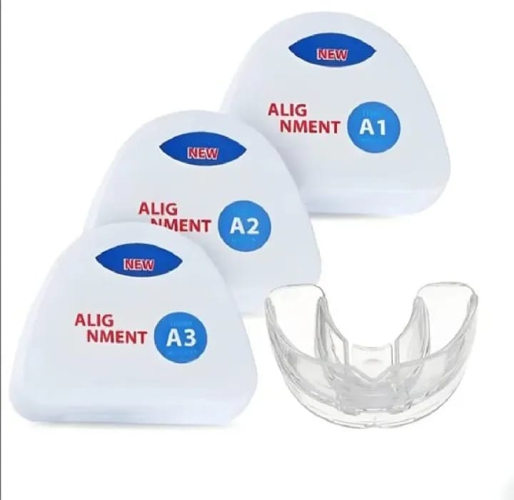 3 In 1 Dental Orthodontic Teeth Corrector Mouth Guard Braces Retainer Straighten Tool - image 2