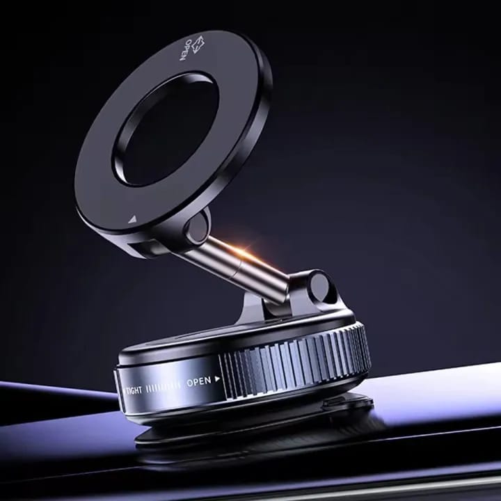 360° Rotating Magnetic Car Phone Holder – Dashboard Windshield Mobile Stand, Strong Suction Base, Universal Smartphone Mount - image 1