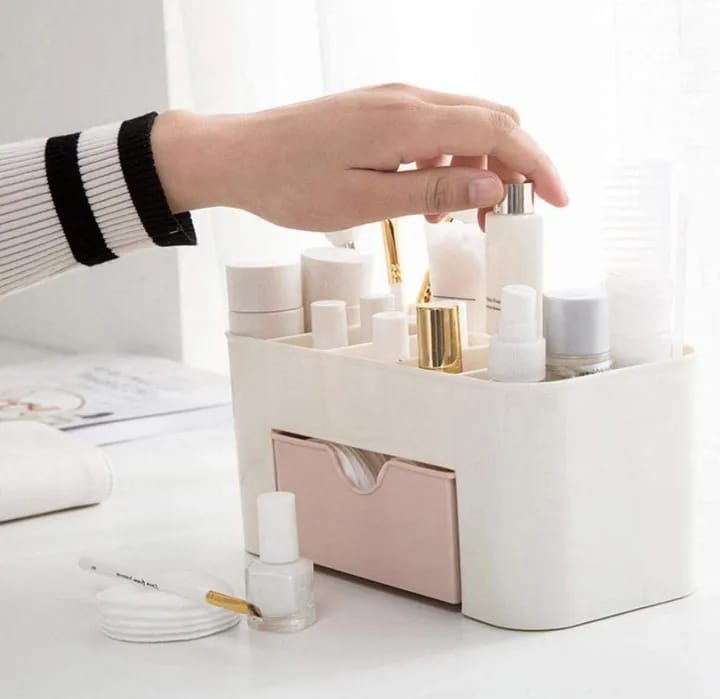 Cosmetic Drawer Storage Box Multipurpose Make Up, Cosmetics, Jewelry Storage Box With Drawer Premium Quality Make Up Organising Accessorial - image 4