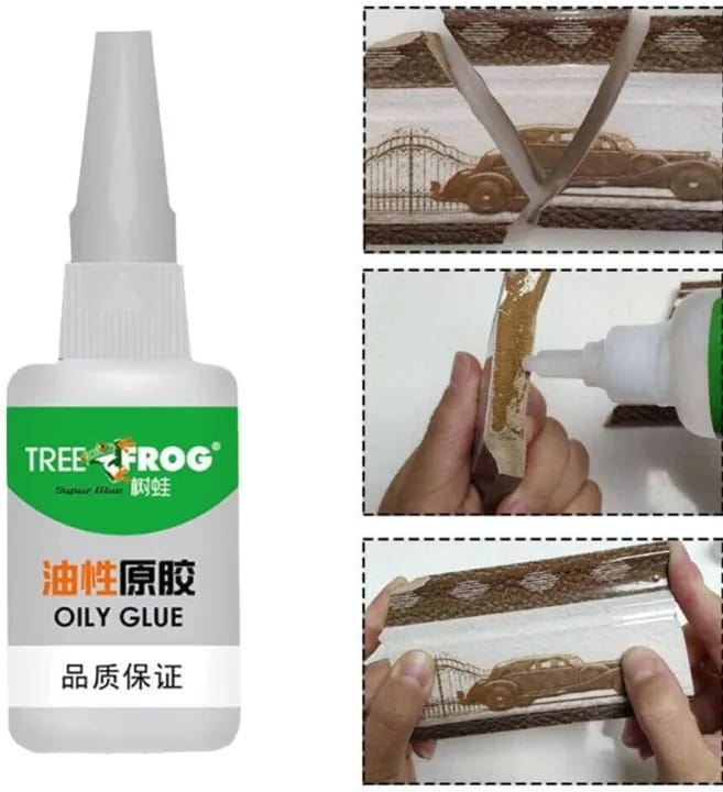 Tree Frog Oily Glue 10g – Strong Super Glue for Metal, Plastic, Rubber, Ceramic & Wood | Multi-Purpose Instant Adhesive - image 3
