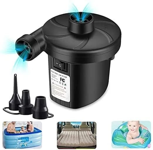 Electrical Air Pump, Quickly Inflates & Deflates All Large Volume Inflatables 2 In 1 - image 3