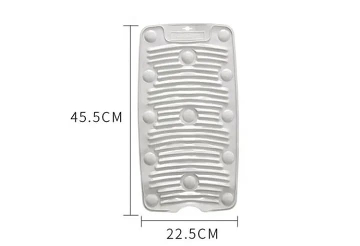 Anti-skid Laundry Water Saving Washboard Scrubbing Pad | Mini Travelling Housing Washing Cleaning Laundry Pad Board Mat For Shoe Clothes Mop - image 4
