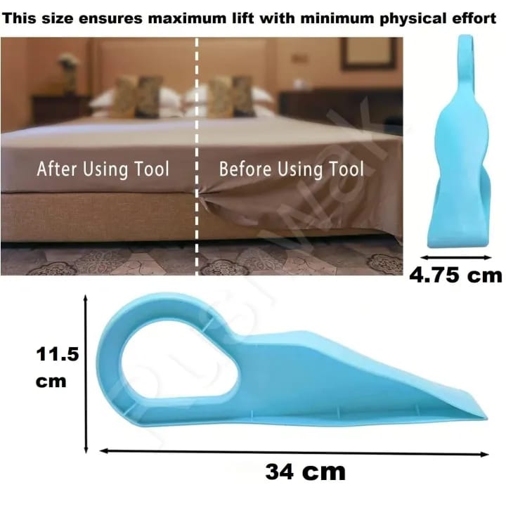 Mattress Lifter Tool for Easy Bedsheet Tucking | Bed Sheet Change Helper | Heavy Mattress Lifting Wedge Handle - image 5