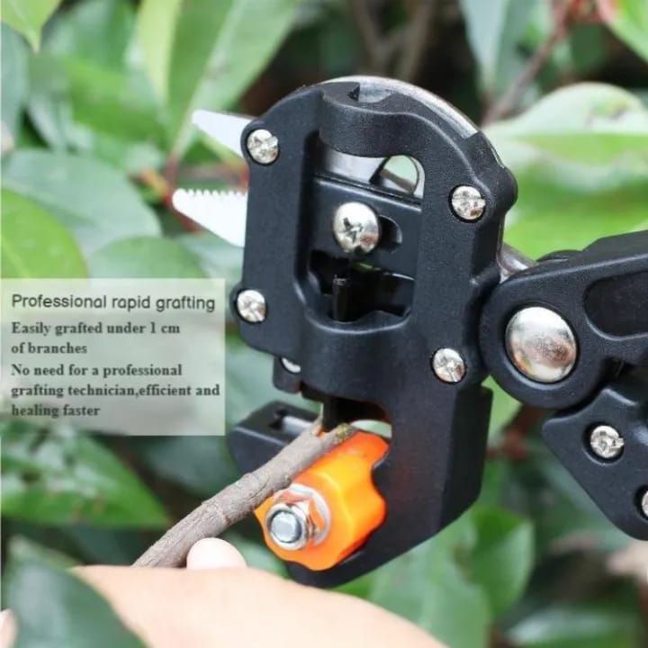 Professional Garden Grafting Tool Kit | 3-in-1 Pruning Shears with Replaceable Blades | High-Precision Grafting Cutter | Fast Healing | Suitable for Fruit Trees & Plants - image 2
