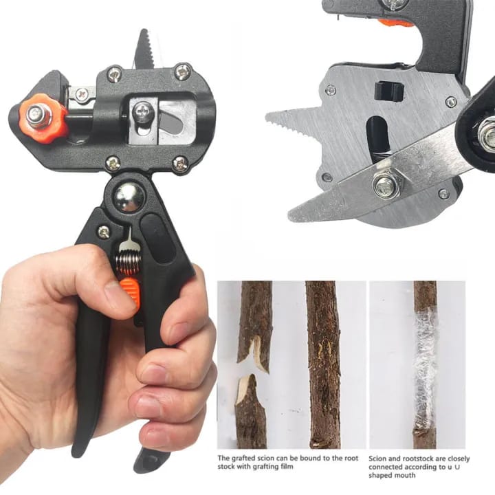 Professional Garden Grafting Tool Kit | 3-in-1 Pruning Shears with Replaceable Blades | High-Precision Grafting Cutter | Fast Healing | Suitable for Fruit Trees & Plants - image 5
