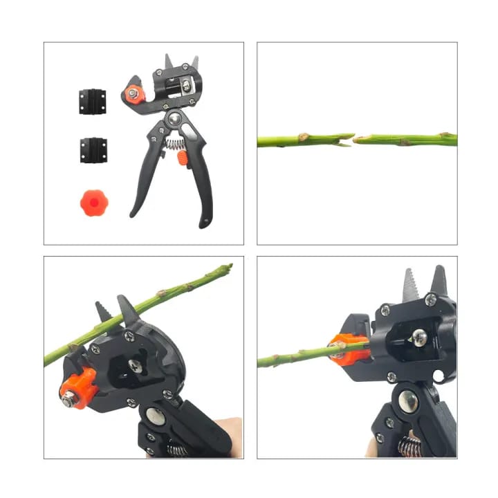 Professional Garden Grafting Tool Kit | 3-in-1 Pruning Shears with Replaceable Blades | High-Precision Grafting Cutter | Fast Healing | Suitable for Fruit Trees & Plants - image 4