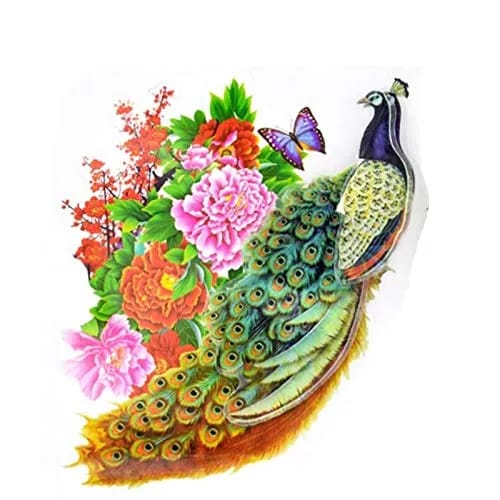 Design Wall Sticker for Living Room Peacock Birds Nature - image 5