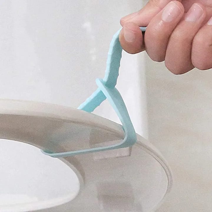 Toilet Seat Lifter Handle – Hygienic Bathroom Seat Cover Lifting Tool Portable Silicone Handle 1pcs - image 5