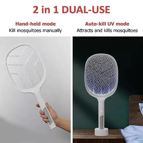Rechargeable Mosquito Swatter Arita LTD -618 Dual - use electric mosquito Bat With Stand 2400 mAh Lithium Battery - image 2