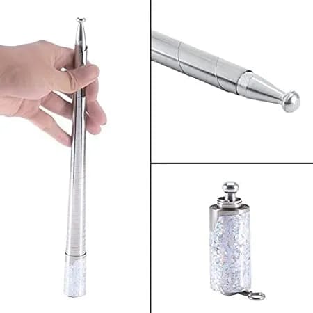 Silver Appearing Cane Metal Steel Professional Trick Prop Stretchable Extendable Stick Pocket Staff Magic Wand Stick Magic - image 2