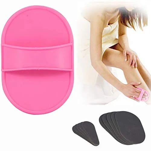 Exfoliating Bath Scrubber Pad Dead Skin Remover Body Cleaning Sponge Set/ Hair Removal - image 4