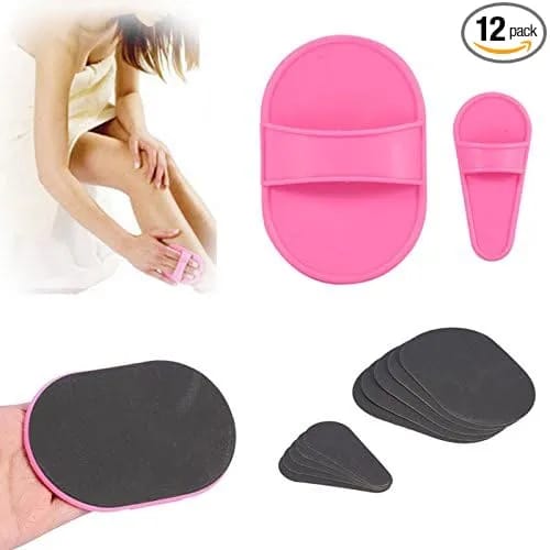 Exfoliating Bath Scrubber Pad Dead Skin Remover Body Cleaning Sponge Set/ Hair Removal - image 3