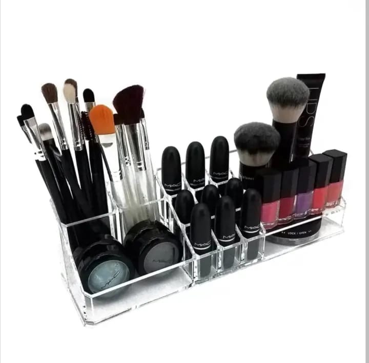 14 compartment Cosmetic Makeup Organizer lipstick storage box - image 2