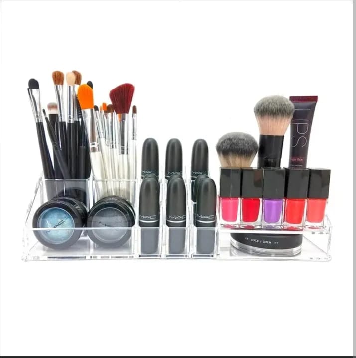 14 compartment Cosmetic Makeup Organizer lipstick storage box - image 1