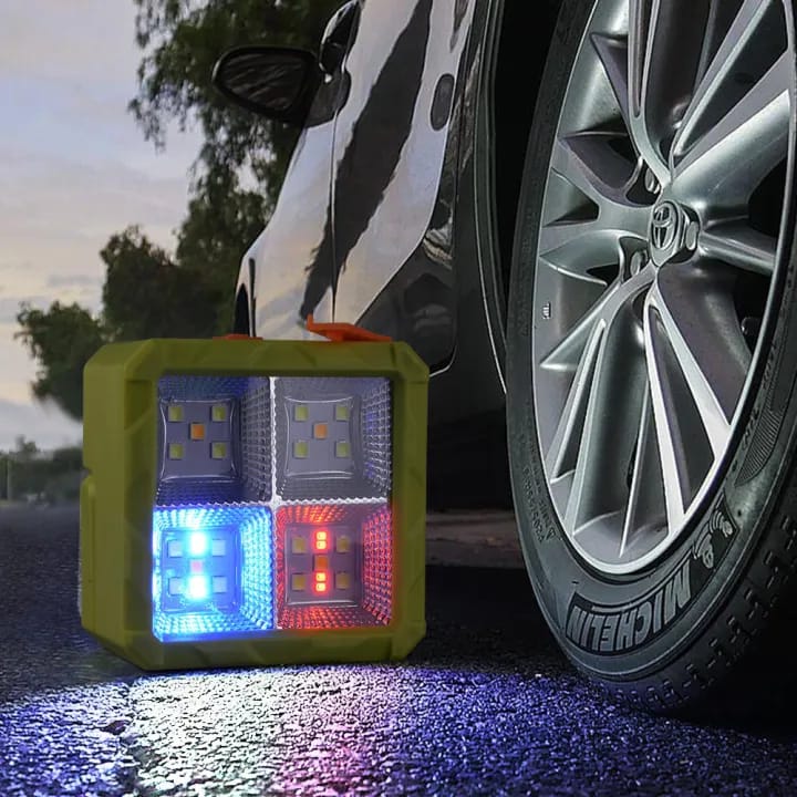 Portable Rechargeable LED Camping Light | High Brightness Emergency Flood Light for Outdoor, Camping & Power Cut - image 3