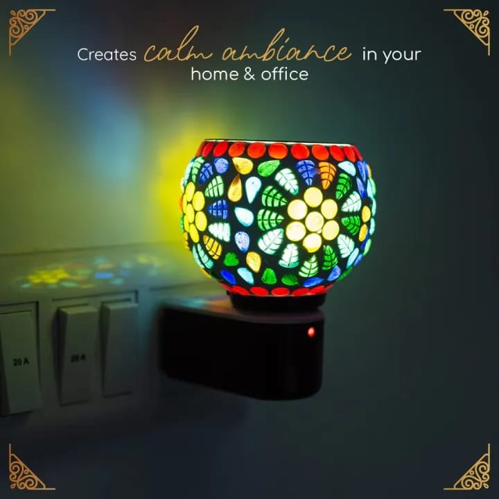 Ceramic Lipi Store Kapur Dani Electrical Camphor Diffuser(Color And Pattern May Vary) - image 4