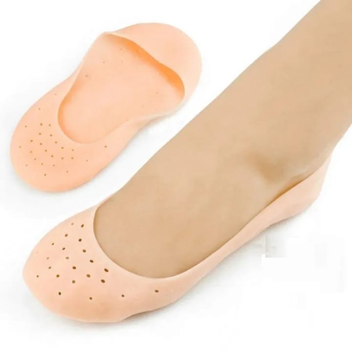 Anti Crack Full Length Silicon moisturizing Heel Socks for Heel Cracks and Pain Relief (Full Length) - image 2