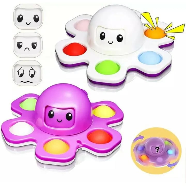 Pop It Spinner Fun and Stress-Relief Fidget Toy Enjoy Popping Bubbles Anytime, Anywhere Best Gift for Everyone - image 1