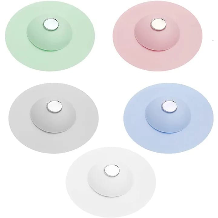 Soft Silicone Kitchen/Bathroom Sink Anti Clogging Drain Cover - image 1