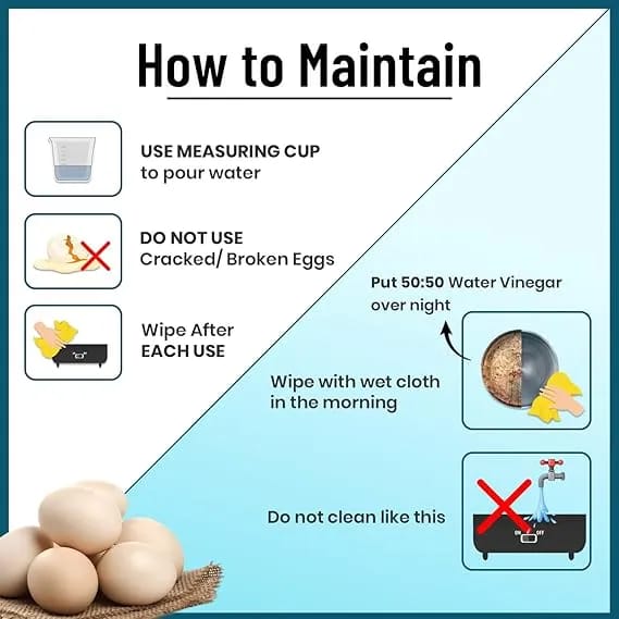 Electric 7 Egg Boiler Egg Cooker Steamer, Poacher Pan Kitchen Cooking Tools Utensil - image 5