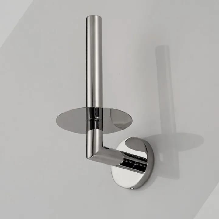 Stainless Steel Toilet Paper Holder with Cover | Wall Mounted Bathroom Tissue Roll Stand | Rustproof Modern Washroom Accessory - image 2