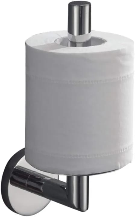 Stainless Steel Toilet Paper Holder with Cover | Wall Mounted Bathroom Tissue Roll Stand | Rustproof Modern Washroom Accessory - image 1