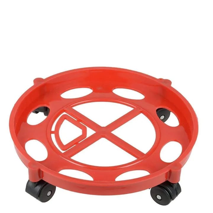 Unbreakable Water Jar Gas Trolly/Lpg Cylinder Stand Trolley with Wheels - image 1