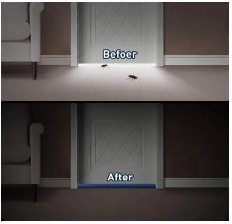 Door Bottom Sealing Strip Guard for Home and Office - image 4