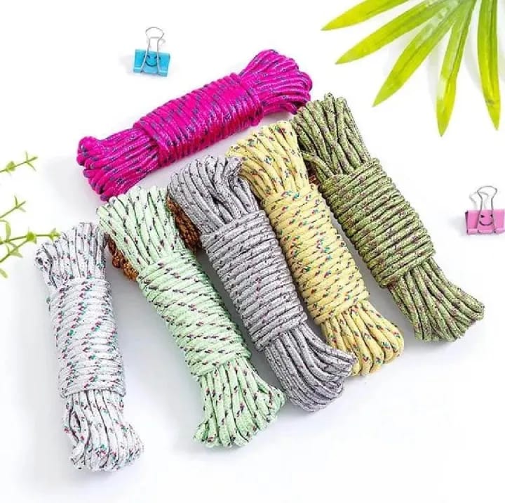 Nylon Rope Braided 20m Laundry Drying, Camping, Outdoor, Patio Umbrella Cord, Curtain Rope, General Purpose Rope - image 5