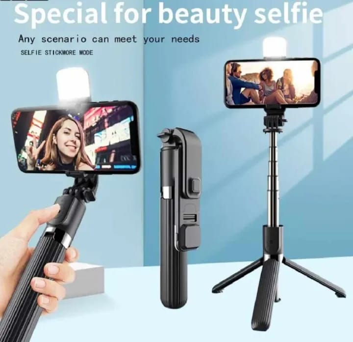 Selfie Stick Portable Tripod Stand Led Iight Remote Shooting Lightweight NeePho Tripod NP-L2 Selfie Stick - image 4