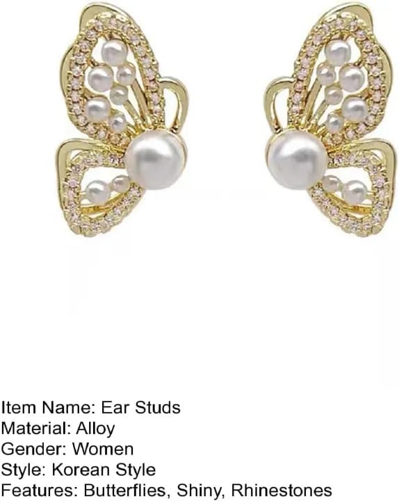 Delicate Butterfly Earrings Earing for Women Girl - image 5