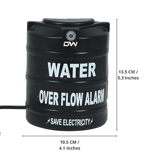Water Tank Overflow Alarm Siren with Voice Sound,Wired Sensor Security System Water Alarm Overflow Bell Pack of 1 - image 4