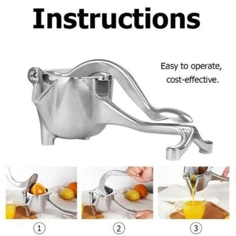 Aluminium Metal Hand Press Fruit Juicer - image 3