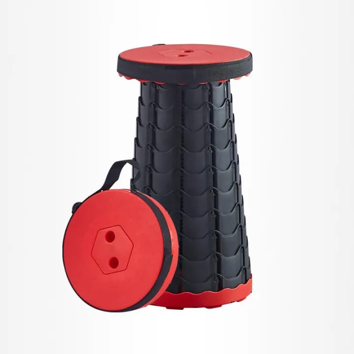 Outdoor Folding Stool – Portable Telescopic Adjustable Camping Stool | Heavy Duty Compact Travel Seat - image 5