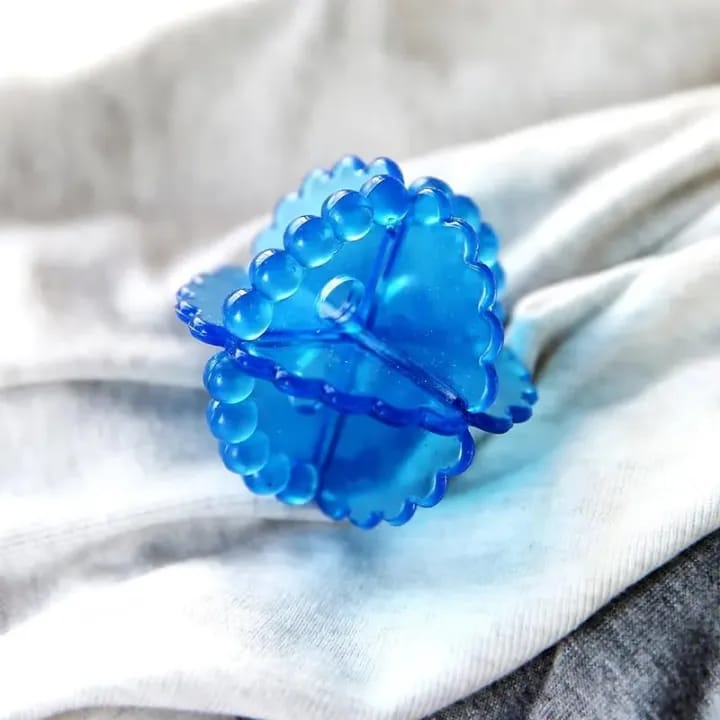 Pack Of 4 Reusable, Silicone Top Front load Washing Machine Laundry Tangle-Free Scrubbing Balls (Multi Color) - image 2