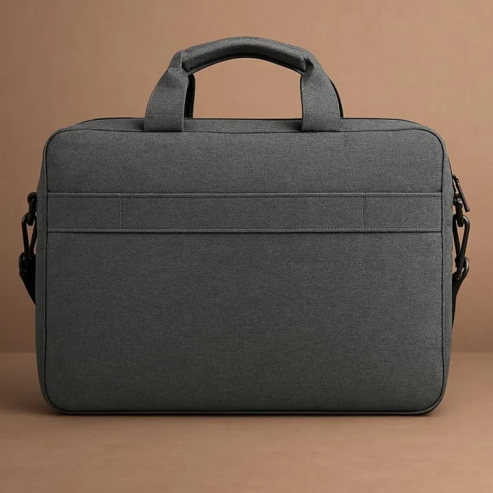 Waterproof Laptop Bag with Shoulder Strap – Shockproof Office Messenger Bag for 13–15.6 Inch Laptop (Grey) - image 4