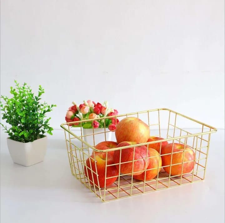 Metal Wire Storage Basket – Multipurpose Kitchen & Home Organizer - image 1