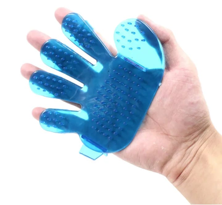Pet Silicone Bath Brush Hair Grooming Massage Tool Cat Dog Soft Bathroom Washing Gloves Pet Accessories - image 1