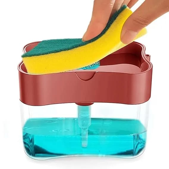 2 In1 Kitchen Liquid Soap Pump Dispenser - image 5