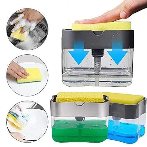 2 In1 Kitchen Liquid Soap Pump Dispenser - image 4