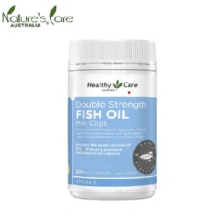 Healthy Care Australia Double Strength Fish Oil Omega 3, 200 Mini Capsules - image 1