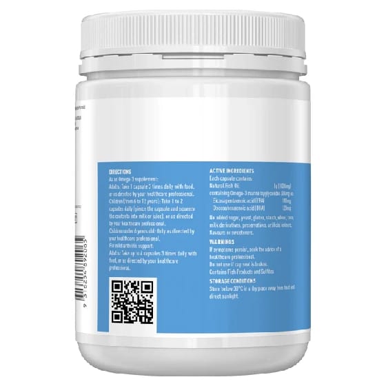 Healthy Care Fish Oil 1000mg Omega-3 - 400 Capsules - image 2