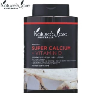 Nature'S Care Australia Super Calcium + Vitamin D, 240 Tablets