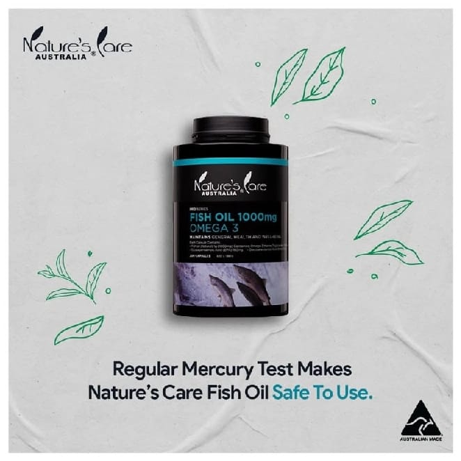 Nature'S Care Australia Fish Oil, Omega 3, 1000mg, 200 Capsules - image 5
