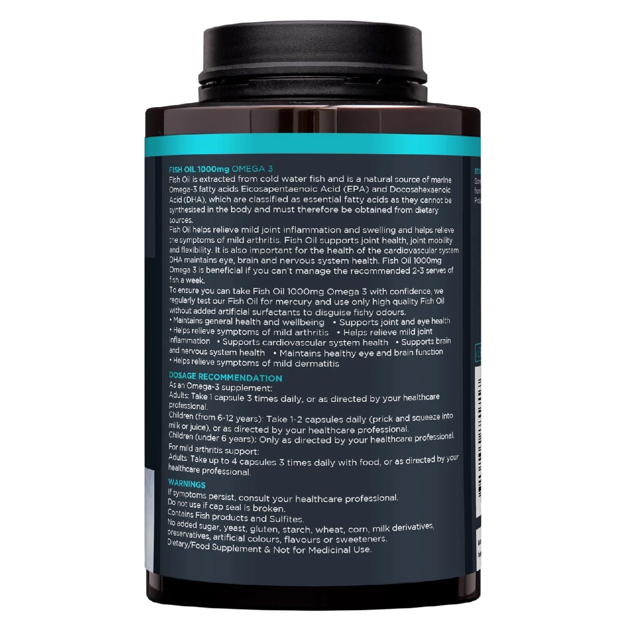 Nature'S Care Australia Fish Oil, Omega 3, 1000mg, 200 Capsules - image 2