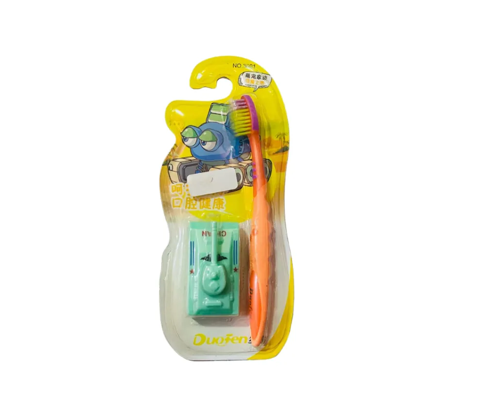 Kids Toothbrush Extra Soft With Tank Toy - image 2