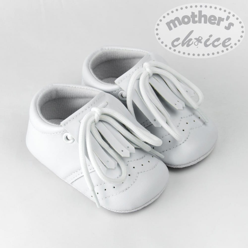 Mother'S Choice Infant Soft Sole Baby Shoes – Silver - image 1